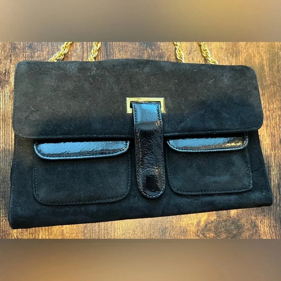 VINTAGE: Block | women’s classic suede handbag - Picture 6 of 16